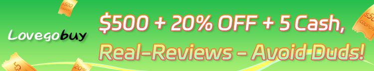 Lovegobuy $500 + 20% OFF + ¥5 Cash