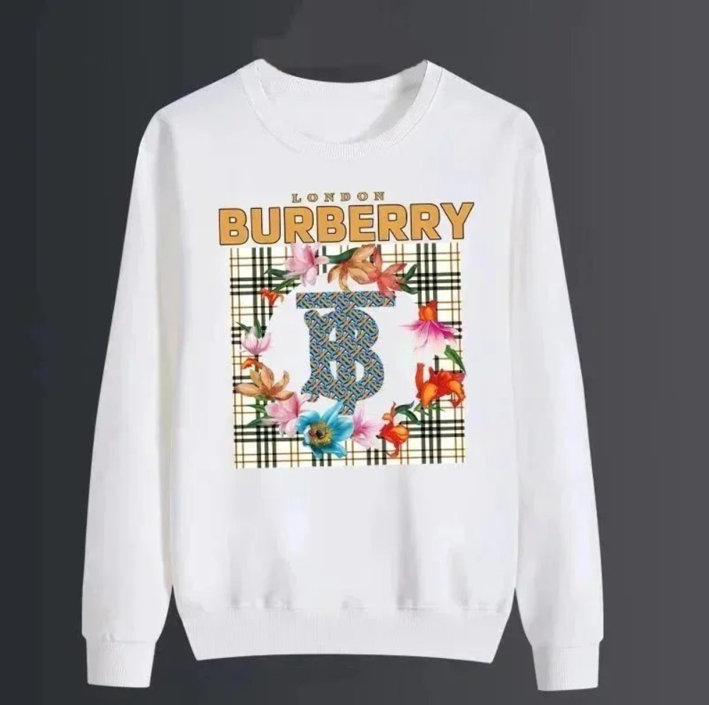 White Intarsia EKD Sweatshirt