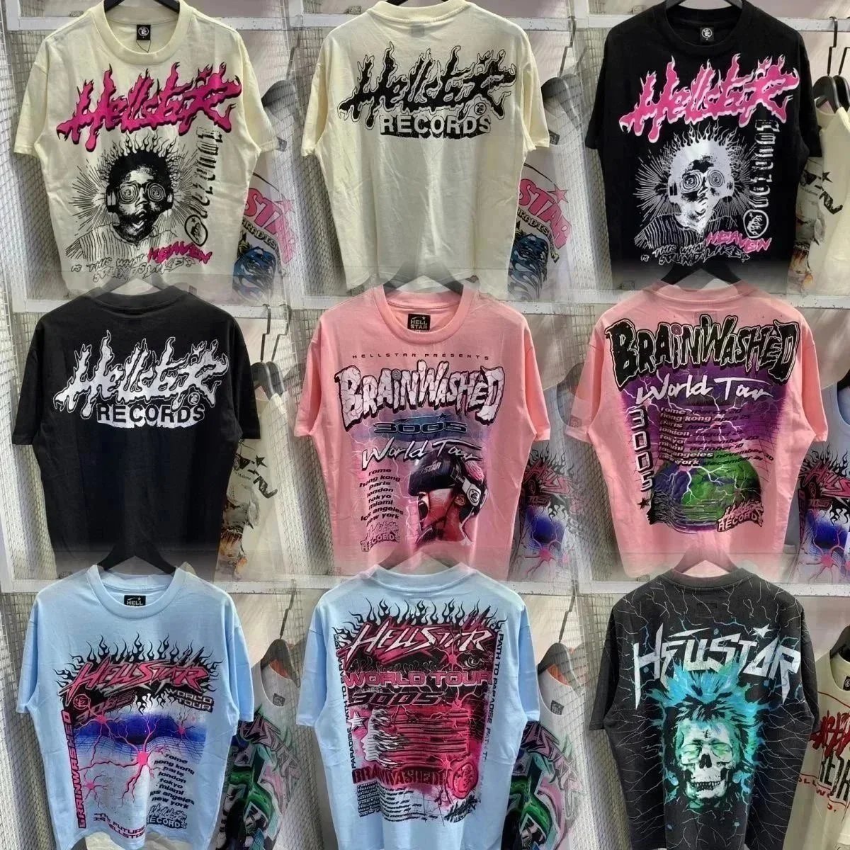 Hellstar World Tour T- shirt For Men