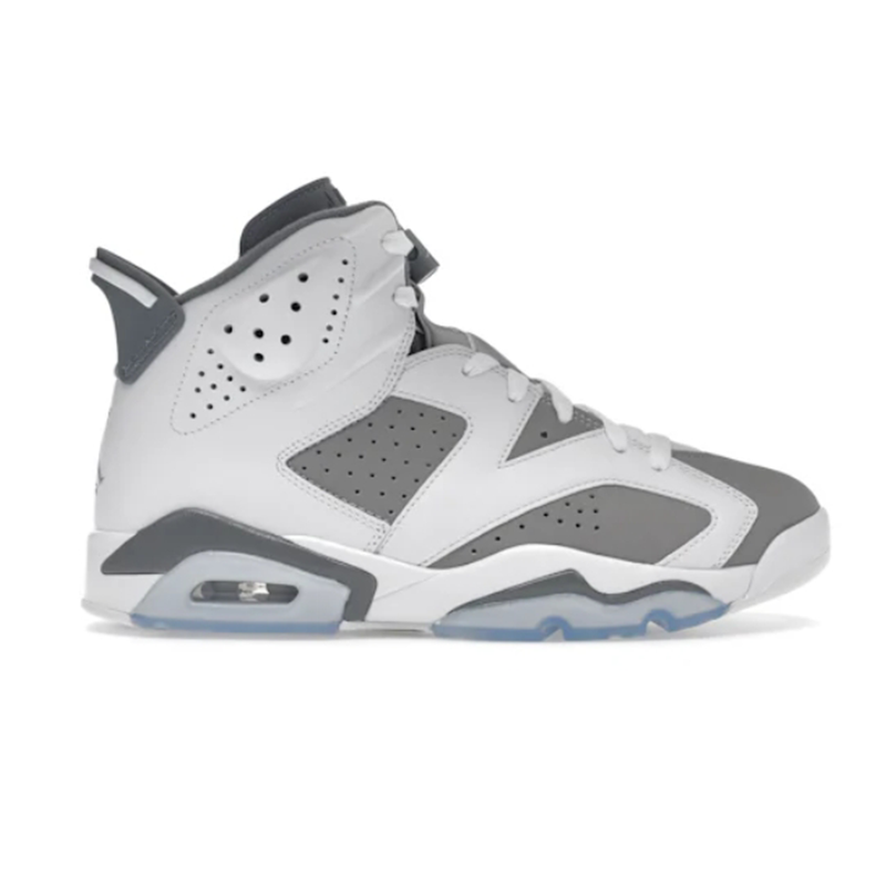 Men's Jordan Brand White Cool Grey Air Jordan 6 Retro Shoe