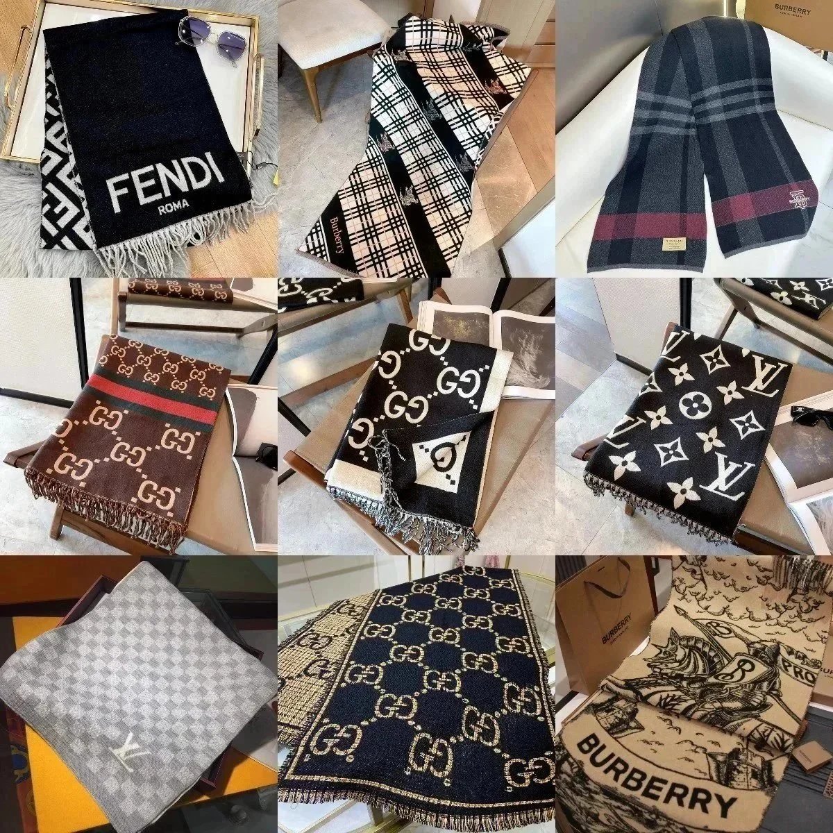 Luxury Double Sided Scarf