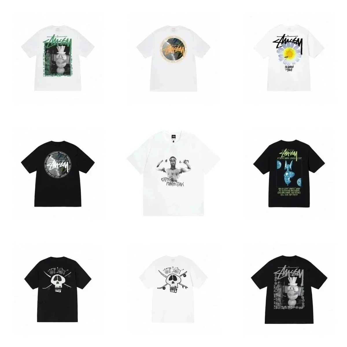 Mens Stussy Rabbit Hole Tee short