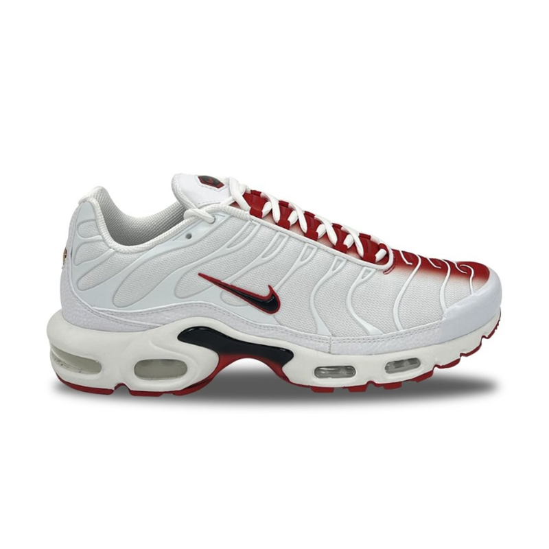 Nike Air Max Plus White University Red Men's