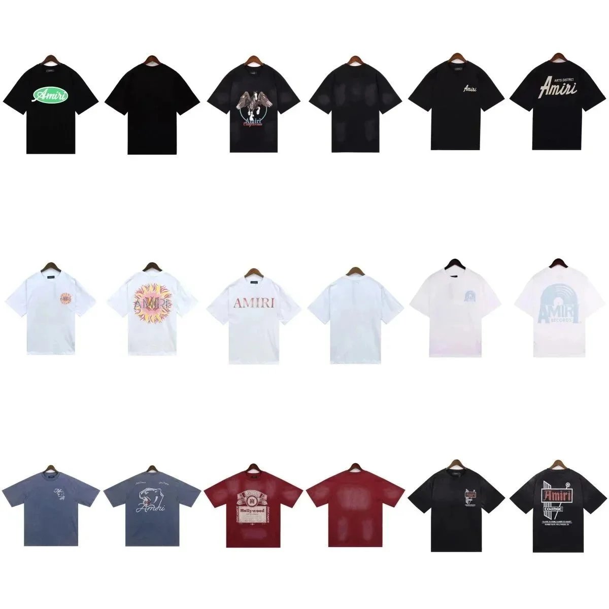 Amiri short sleeve spring and summer new T-shirt