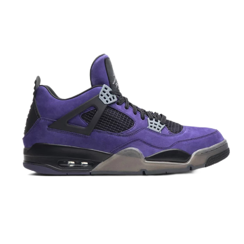 Travis Scott x Air Jordan 4 Retro 'Purple Suede - Black Midsole'