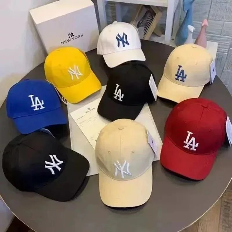Letter Embroidery Solid Color Hats Fashion Adjustable Baseball Cap