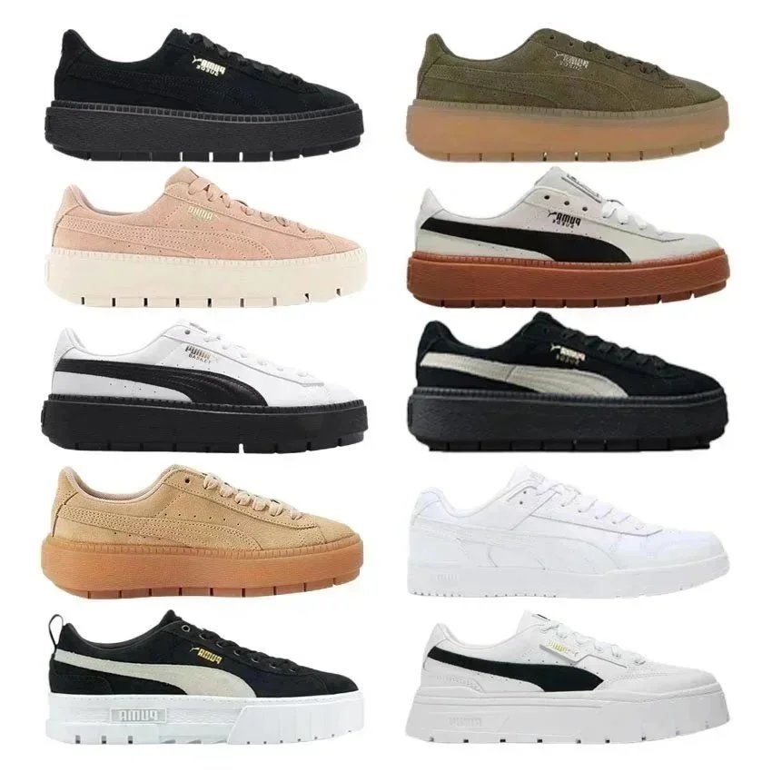 Puma Platform Trace 'Grey Black Gum'
