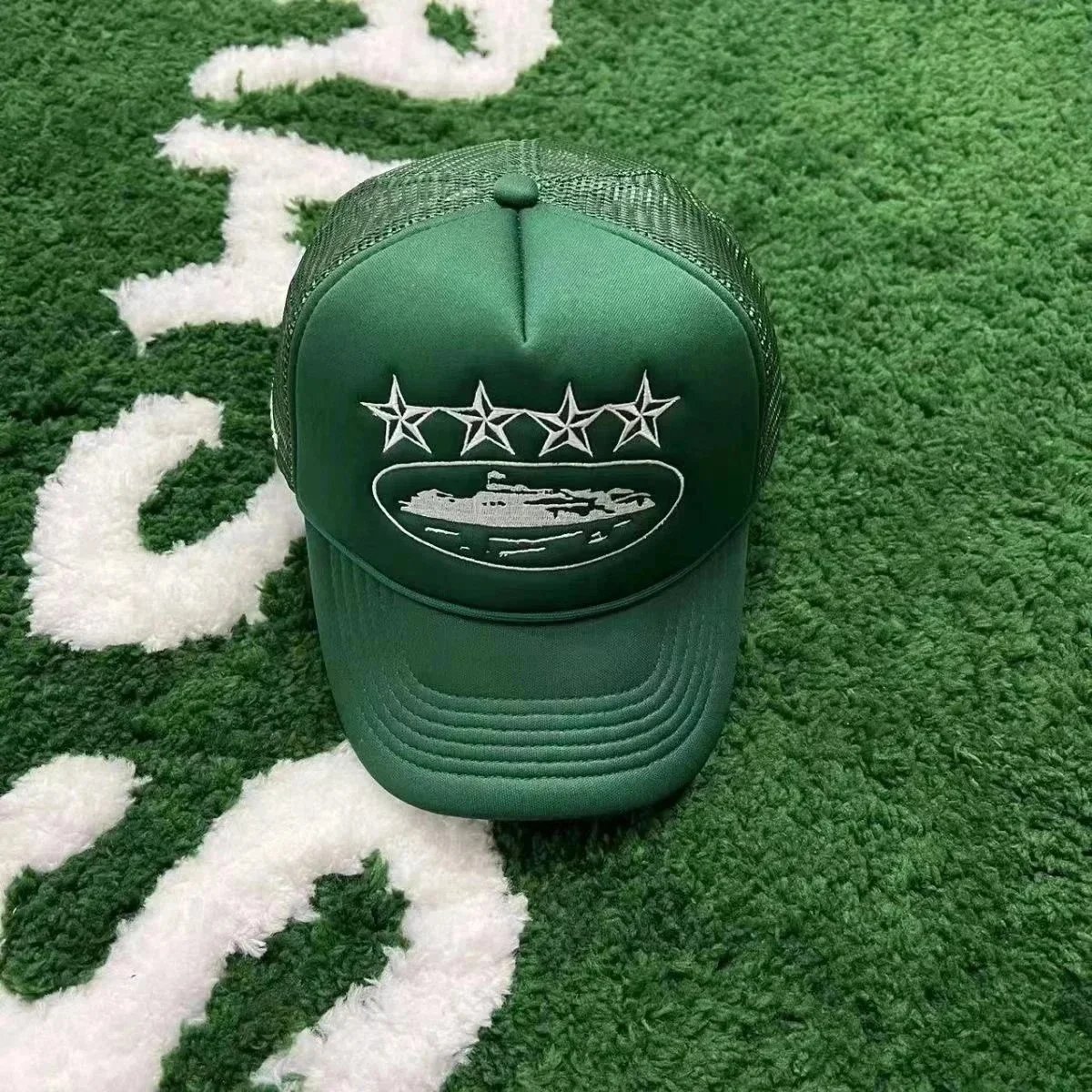 Green Vintage Cortez Trucker Hat