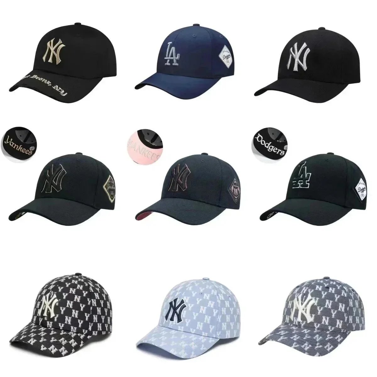 Unisex Sports Baseball Hat Snapback Cotton New York NY Yankees Cap