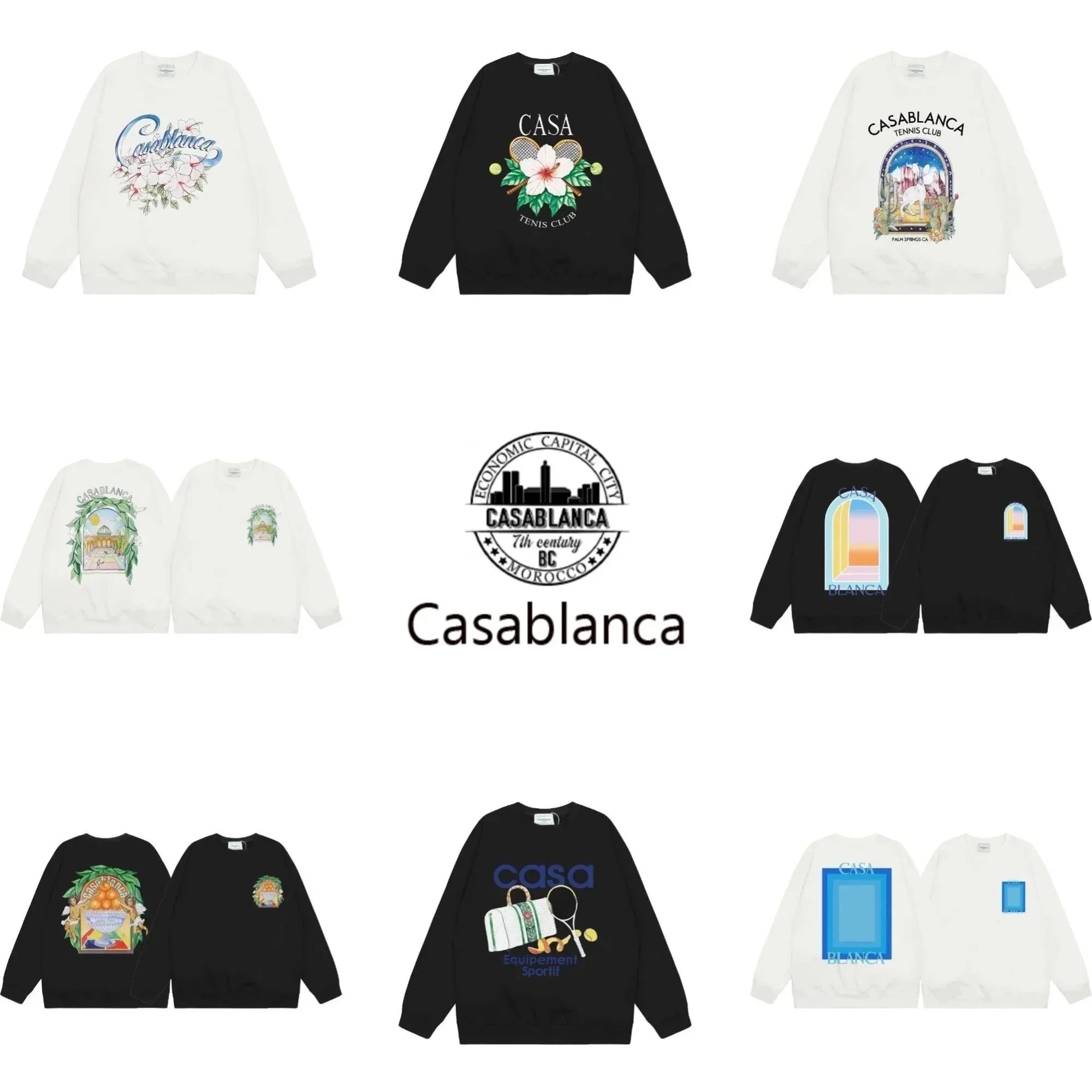 高品质时尚潮流圆领卫衣Casa001