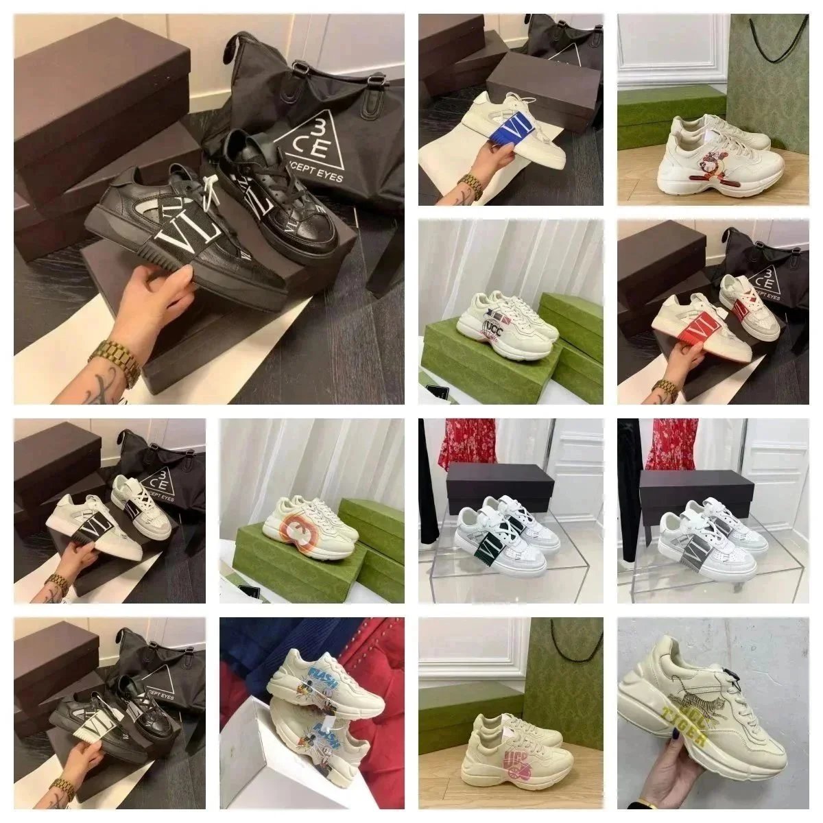 Men's/Women's Fashion Sneakers: Genuine Leather Tennis Shoes