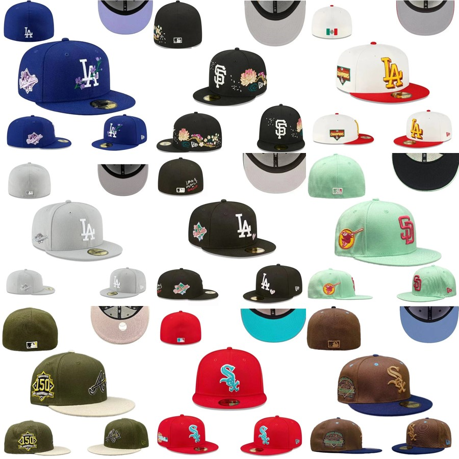 Baseball Fitted Caps Embroidered New Fitted