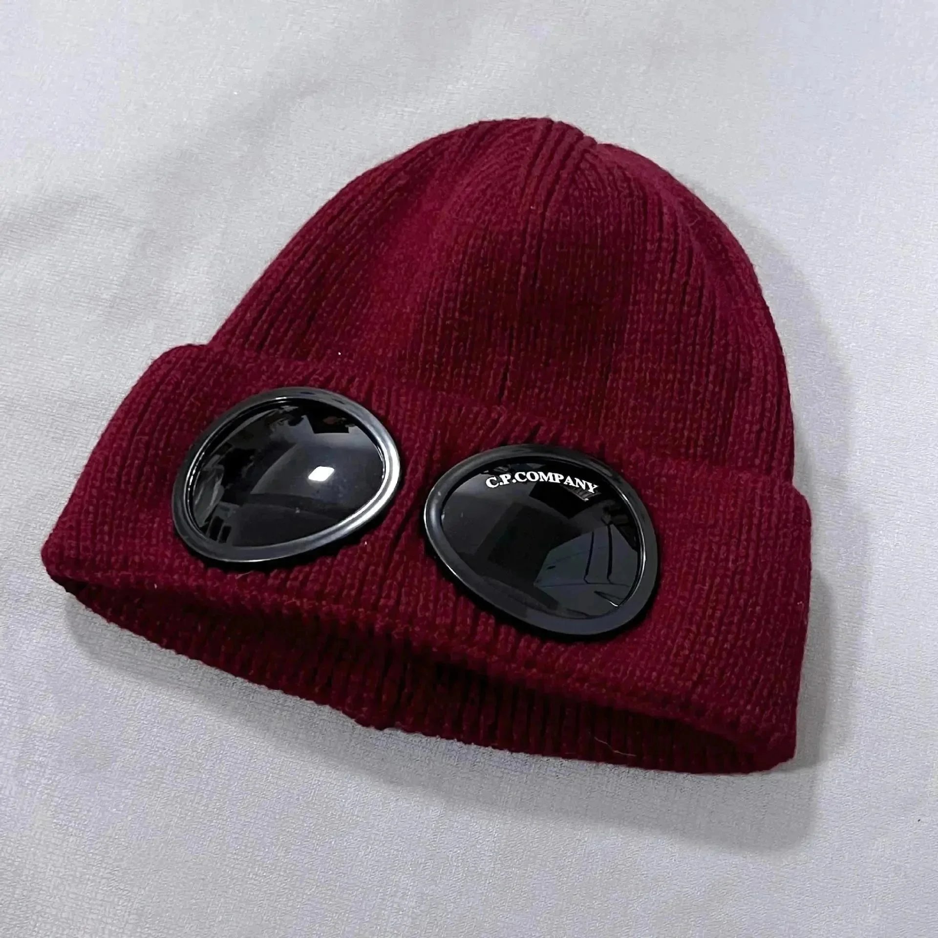 C.P. Company Ribbed Beanie Goggle Hat