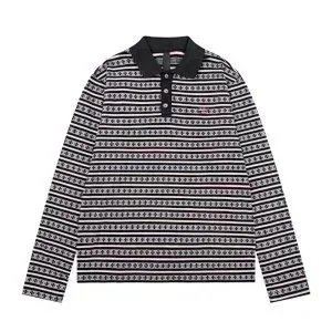 Chrome Hearts Edge Long Sleeve Polo Shirt