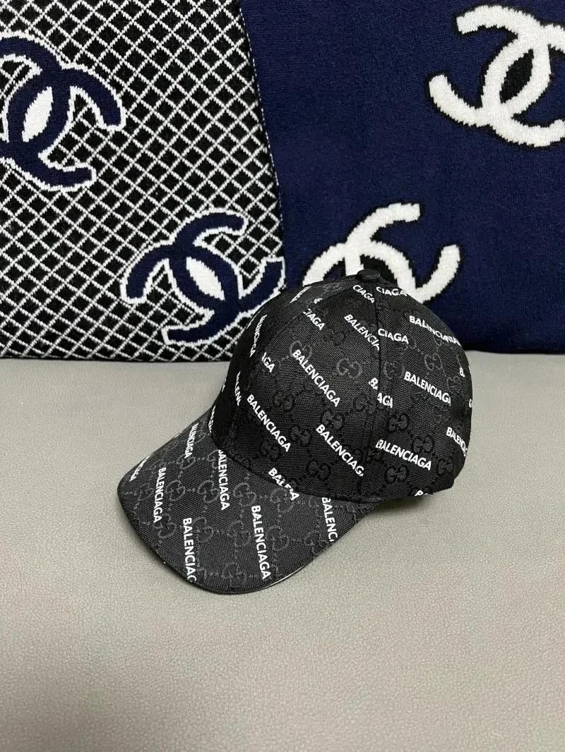 Balenciaga Black Tattoo Logo Cap Balenciaga