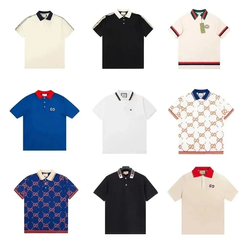 Gucci Contrast-Collar Polo Shirt