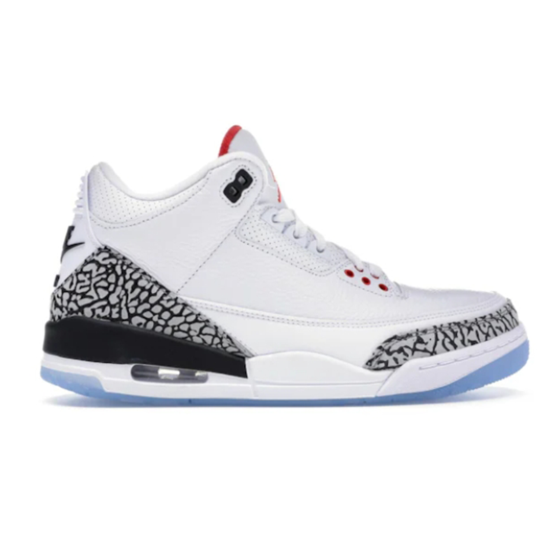 Jordan 3 Retro Free Throw Line White Cement Men's