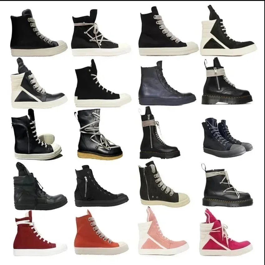 Rick Owens DRKSHDW Hollywood Sneakers | Black