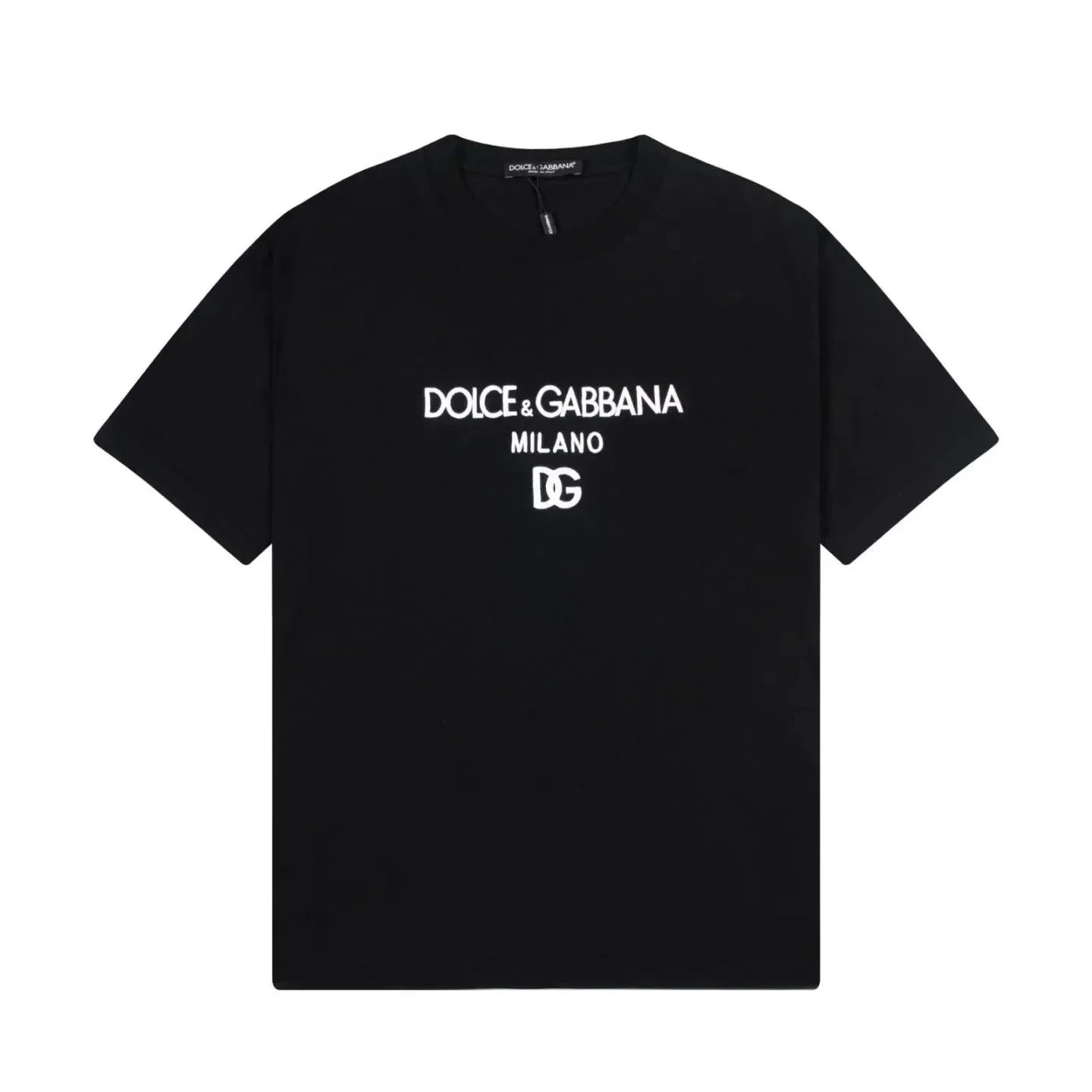 Dolce & Gabbana Logo Crew NeckT-Shirt Black
