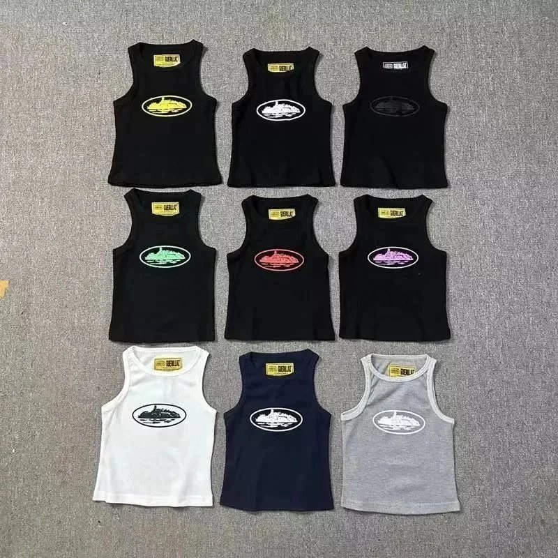 Cortez Mens Womens Vest Casual High Street Inner Hip-Pop