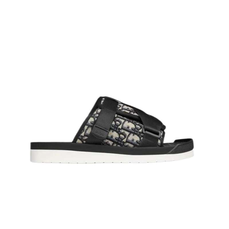 Dior Alpha Sandal Dior Oblique Beige Black