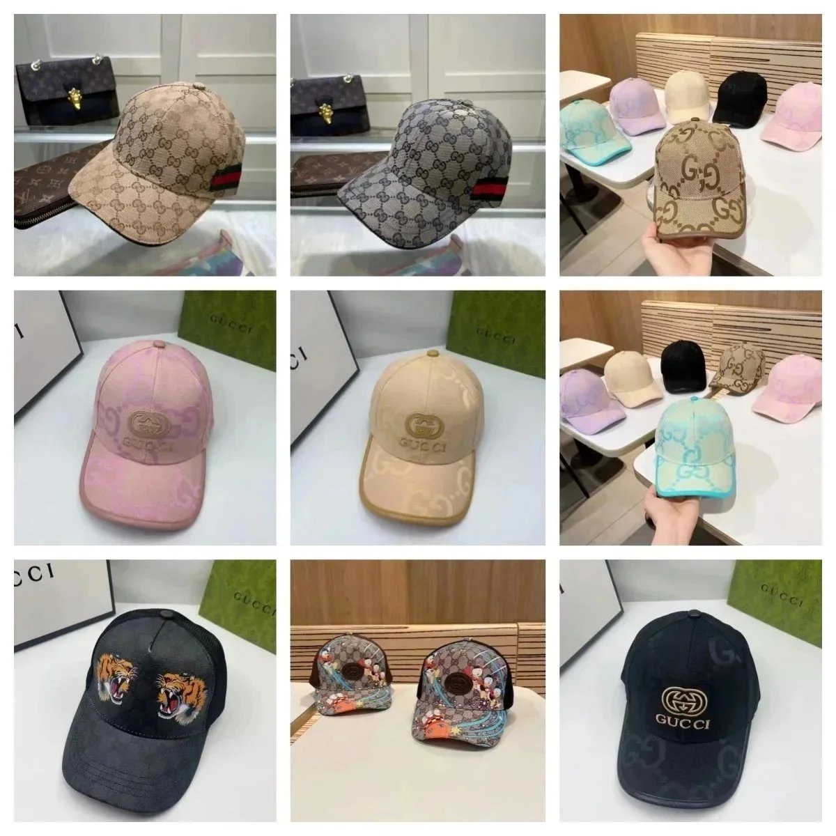 Gucci goods New presbyopic classic baseball cap