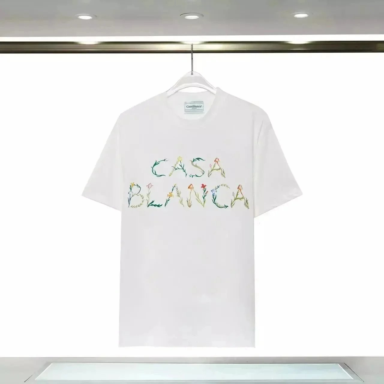 Casablanca L'Arche Fleurie T-Shirt 'White