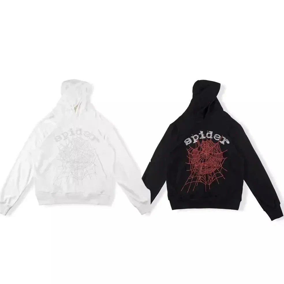 Sp5der OG Rhinestone Logo Hoodie