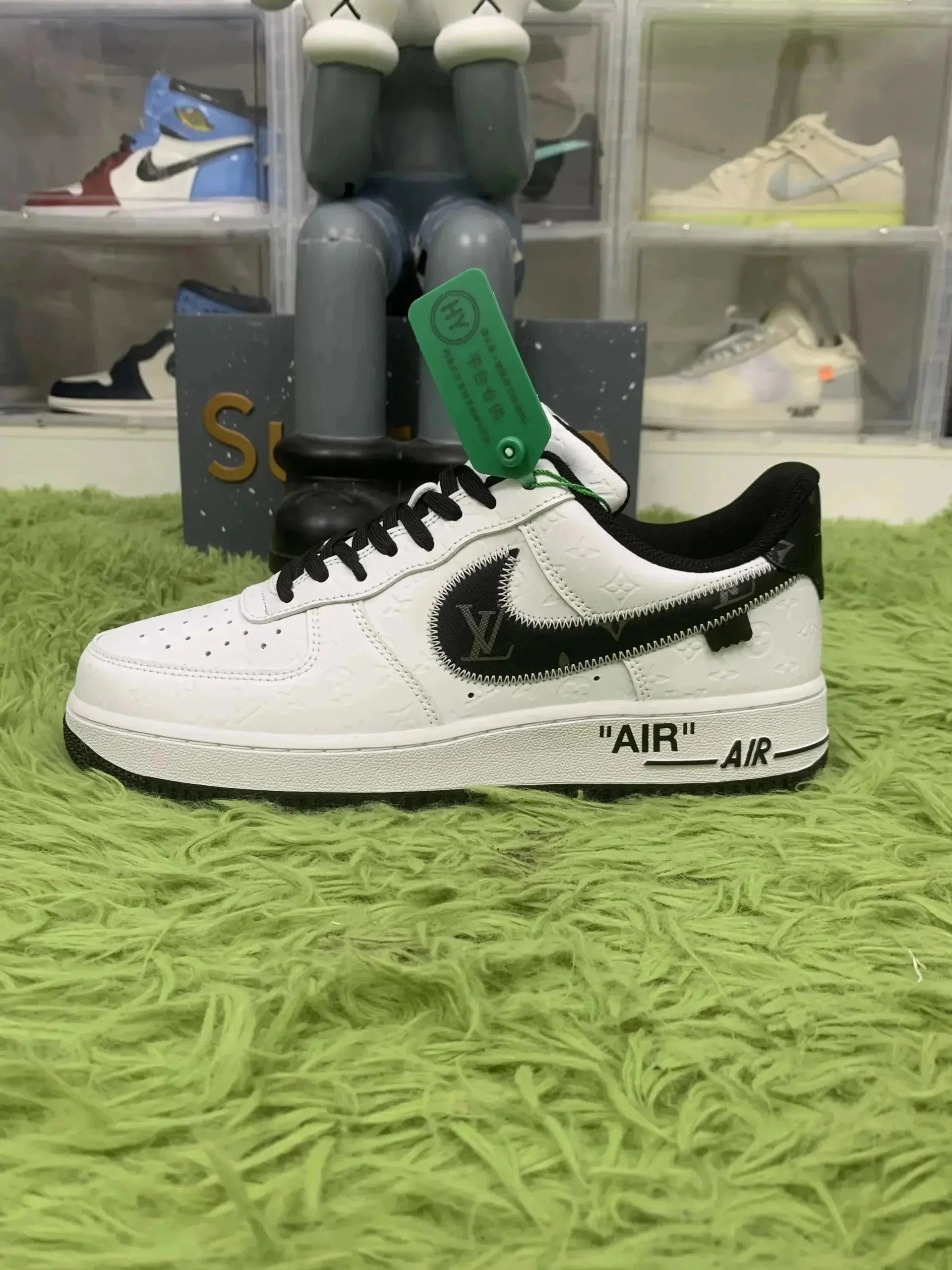 Nike Air Force 1 Low NY vs NY Black White Shoes