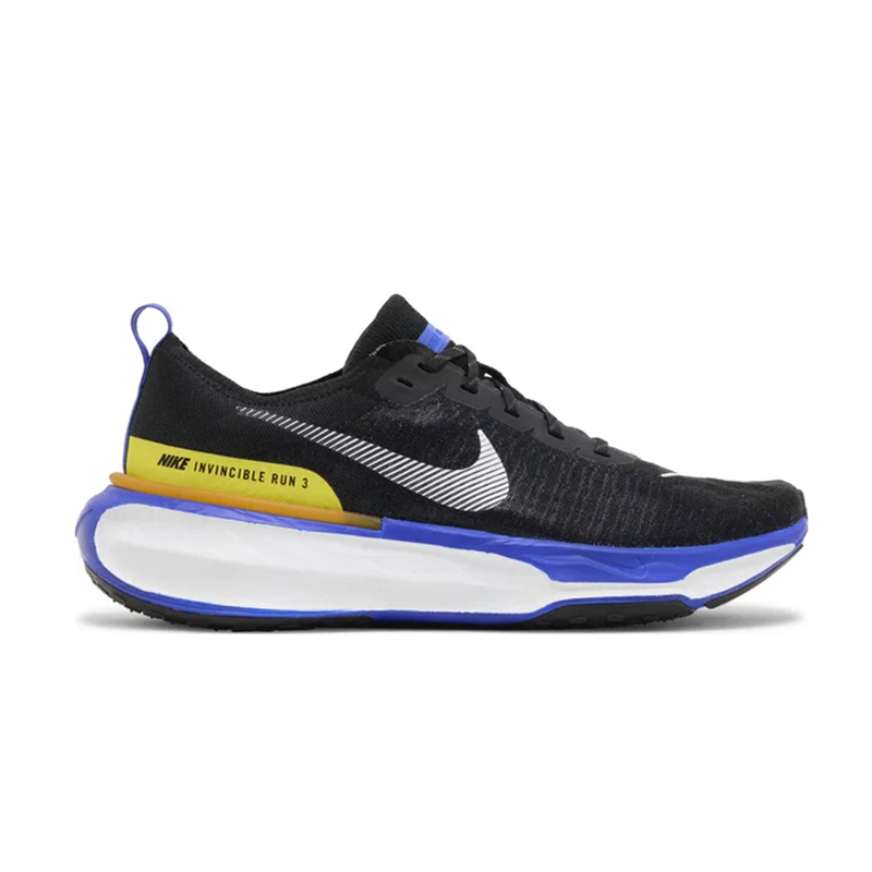 Men Nike ZoomX Invincible Run FK 3 Running Shoes Black White