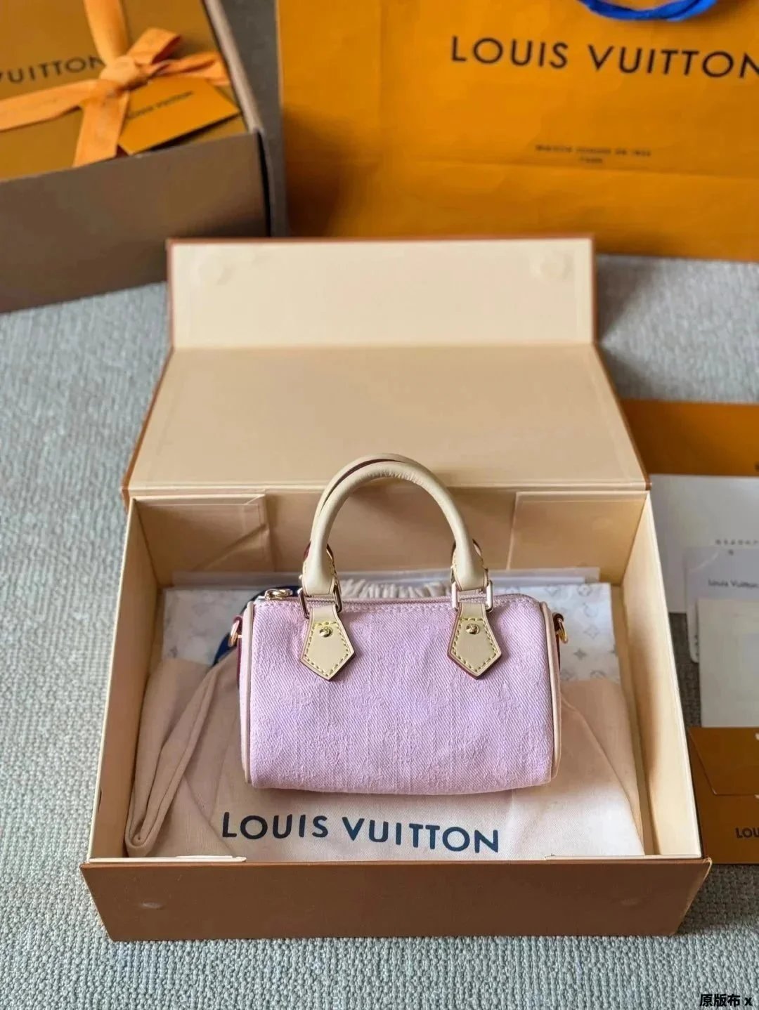 2024Denim Nano Mini Pillow Bag