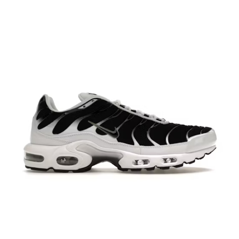 Nike Air Max Plus White Black Metallic Pewter Men's